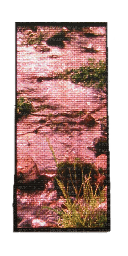 pink river screen - gratis png