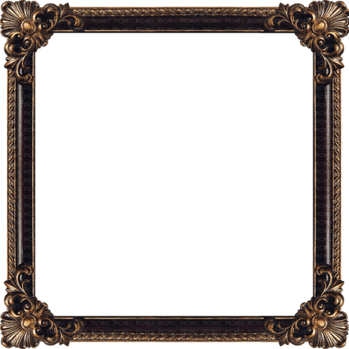 Cadre.Frame.Marco.Brown.Gold.Victoriabea - zadarmo png