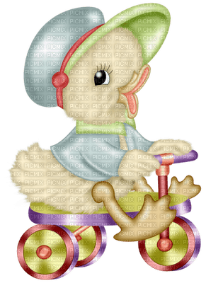 Kaz_Creations  Spring Easter Chick Bike - 免费PNG