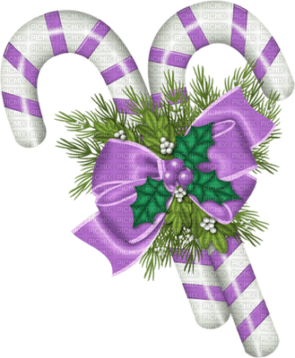 Kaz_Creations Deco Christmas Candy Canes Colours - бесплатно png