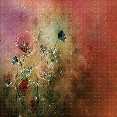 kikkapink flowers fond gif background - Δωρεάν κινούμενο GIF