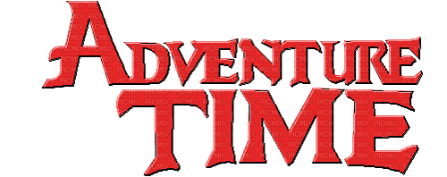 Adventure.Time.Text.Red.Victoriabea - zdarma png