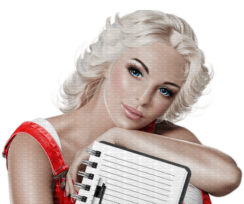 Woman. Notebook. Leila - 無料png