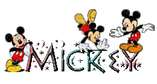 Mickey - Animovaný GIF zadarmo