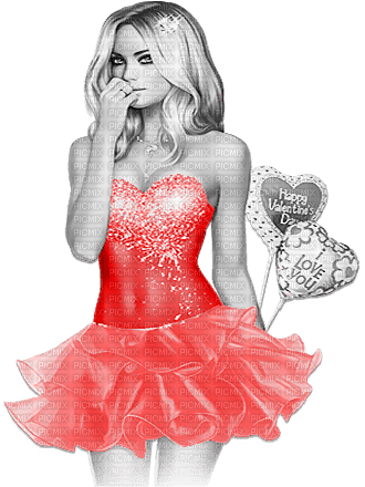 soave woman fashion valentine balloon heart - zadarmo png