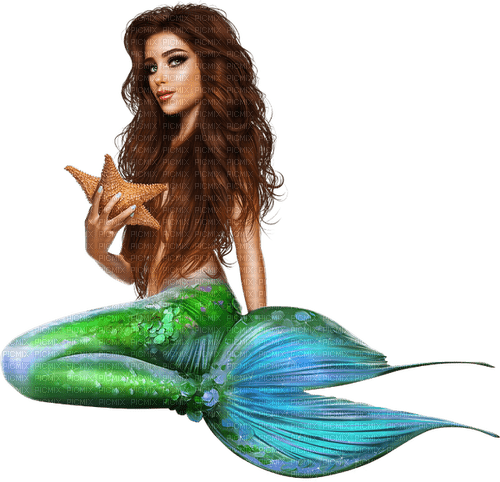 Mermaid. Leila - ücretsiz png
