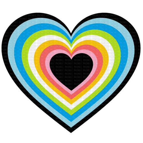 Queer Pride heart - png grátis