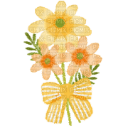 yellow flower bouquet - png gratuito