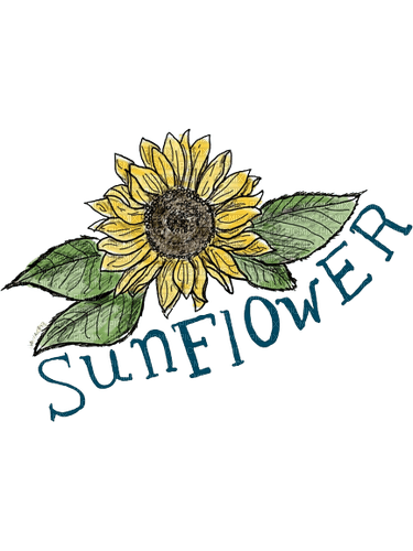 loly33 texte sunflower - kostenlos png