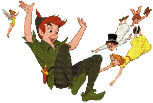 Peter Pan - Zdarma animovaný GIF