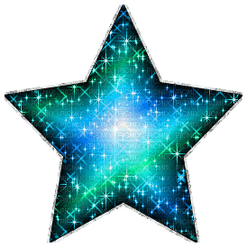 Blue star - Free animated GIF