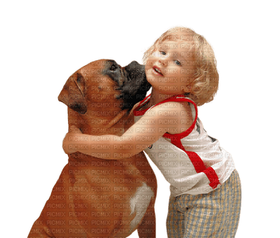 Kaz_Creations Baby Enfant Child Dog - png gratis