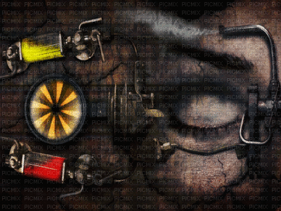 Kaz_Creations Deco  Backgrounds Background Colours Steampunk Animated - Ingyenes animált GIF