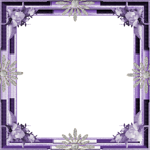 Cadre.Frame.Marco.Violet.Victoriabea - 免费PNG