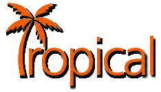 Tropical.text.orange.Victoriabea - PNG gratuit