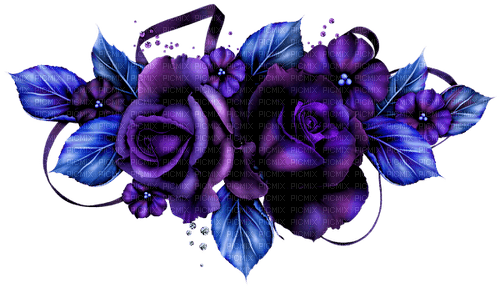 purple roses 6 - darmowe png
