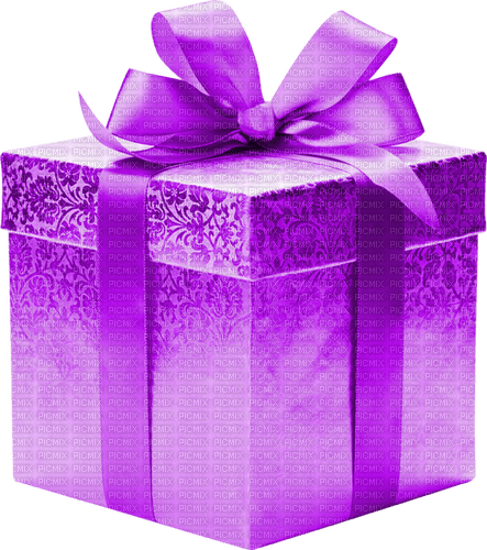 Gift.Box.Purple - png gratis