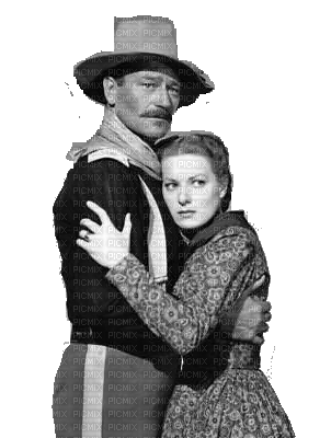 Western ( John Wayne et Maureen O'Hara) - png ฟรี