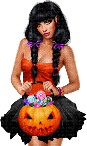 halloween woman by nataliplus - png gratis