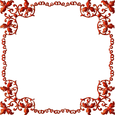 Cadre Irena glitter gif deco image rouge - Безплатен анимиран GIF
