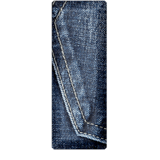 Jeans Blue Alphabet - Bogusia - besplatni png