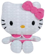 Peluche hello kitty pink rose doudou cuddly toy - gratis png