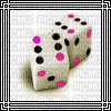 pink dice - Gratis animeret GIF
