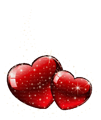 valentine hearts gif - GIF animé gratuit