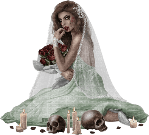Halloween. Women. Witch. Dracula's bride. Leila - 免费PNG