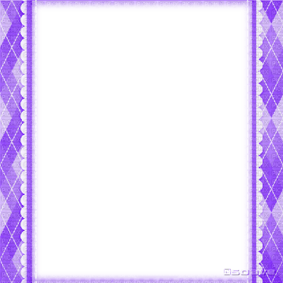 soave frame vintage border lace scrap purple - 無料png