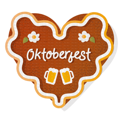 Oktoberfest Herz - bezmaksas png