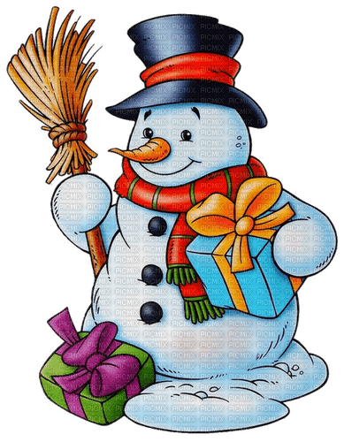 Winter, Schneemann, Snowman - PNG gratuit