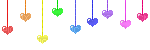 rainbow heart border - Безплатен анимиран GIF
