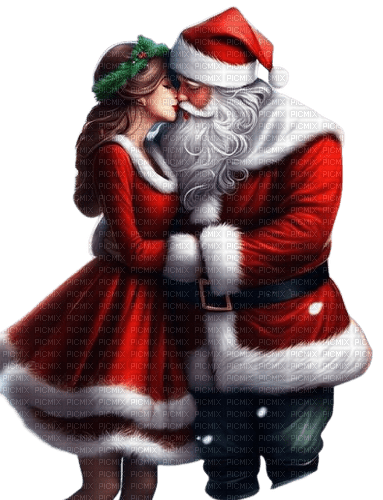 couple, winter, christmas - PNG gratuit
