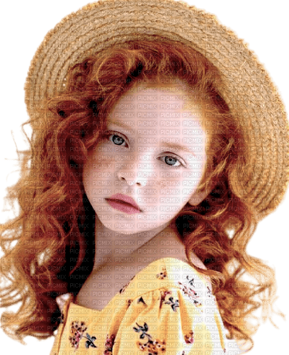red hair girl- Fillette rousse - bezmaksas png