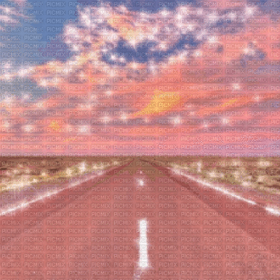 Pink Road - Бесплатный анимированный гифка