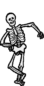 Squelette - GIF animado gratis