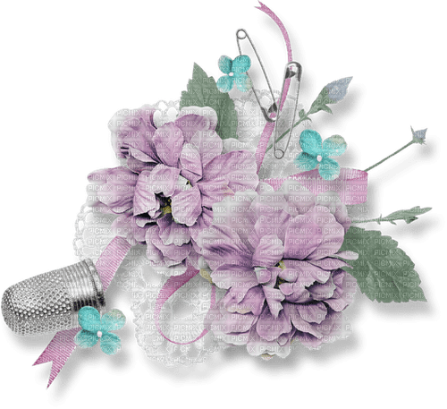 blomma--flowers- purple--lila - Free PNG