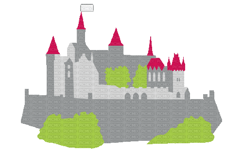 Schwäbische Alb Castle - Бесплатный анимированный гифка
