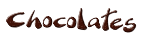 Chocolates.Text.Brown.title.Victoriabea - png ฟรี