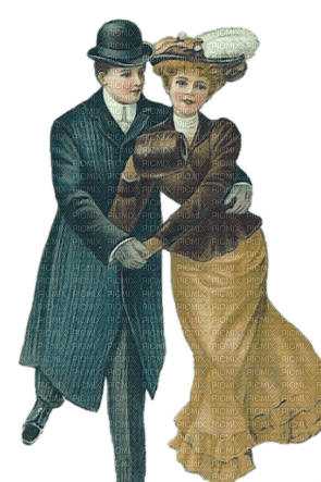 loly33 couple hiver vintage - δωρεάν png