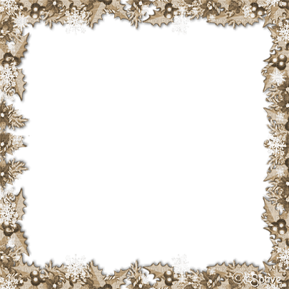 soave frame christmas winter  branch holly border - kostenlos png