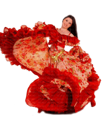 Tancerka flamenco... - PNG gratuit