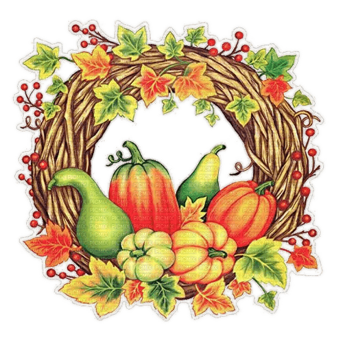 Herbst, Kranz, Autumn - PNG gratuit