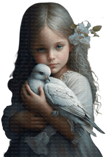 loly33 enfant oiseaux - png gratis