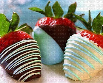 fraises enrobées de chocolat - darmowe png