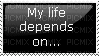 my life depends on the computer - Безплатен анимиран GIF