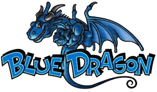 dragon  bleue - png grátis
