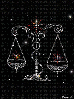 MMarcia gif glitter zodiaco libra - Безплатен анимиран GIF