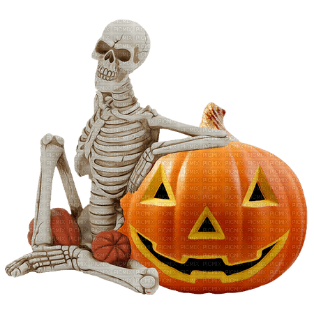 halloween skeleton by nataliplus - 無料png